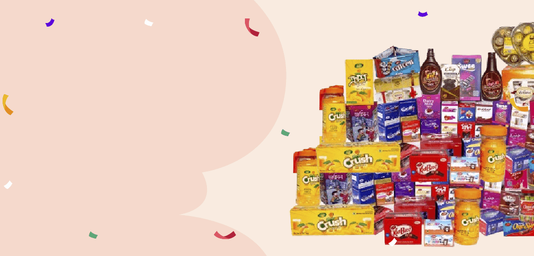 Krap chocolate shop background